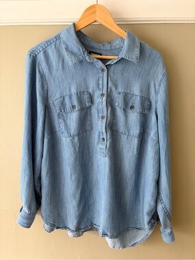 Tencel chambray popover 1x